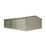 Double Garage with Workshop Birch