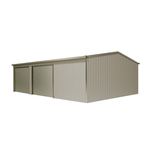 Double Garage with Workshop Birch