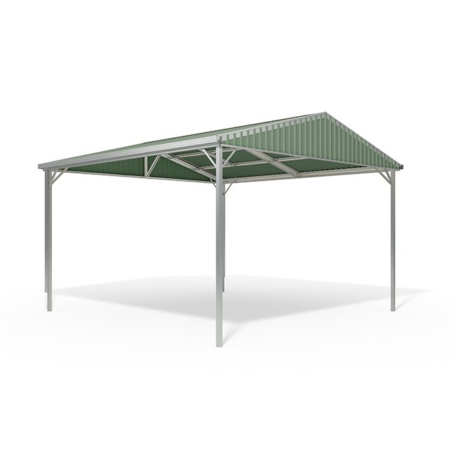 >Protect vehicles from sun and rain with durable steel carports